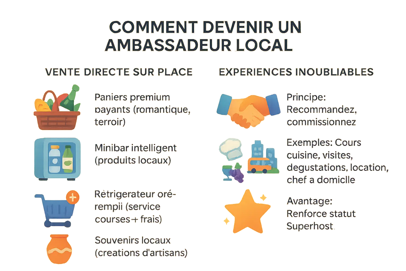 Devenez ambassadeur local avec vos produits et expériences Airbnb