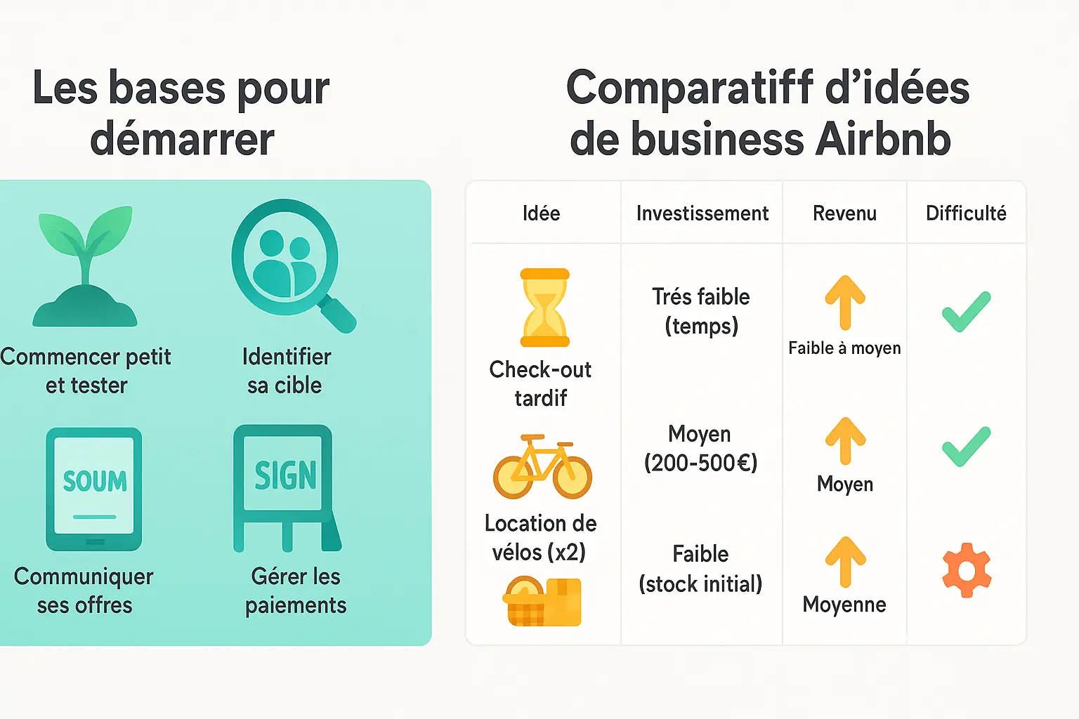 Illustration des <strong>services complémentaires Airbnb</strong>