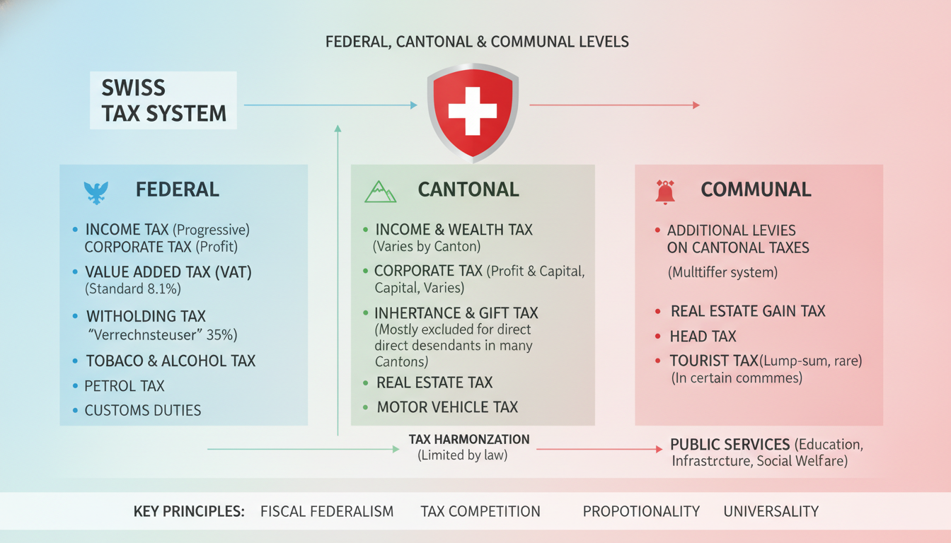 découvrez pourquoi le système fiscal suisse varie selon les cantons et comprenez les spécificités de l'imposition locale pour mieux gérer vos finances.