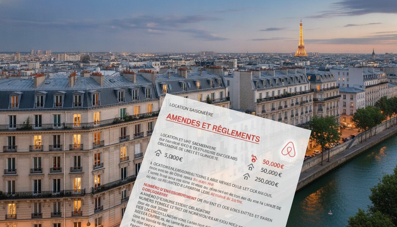 paris renforce la réglementation contre airbnb avec des amendes pouvant aller jusqu'à 100 000 euros et un plafonnement strict des nuits de location pour limiter les locations touristiques.